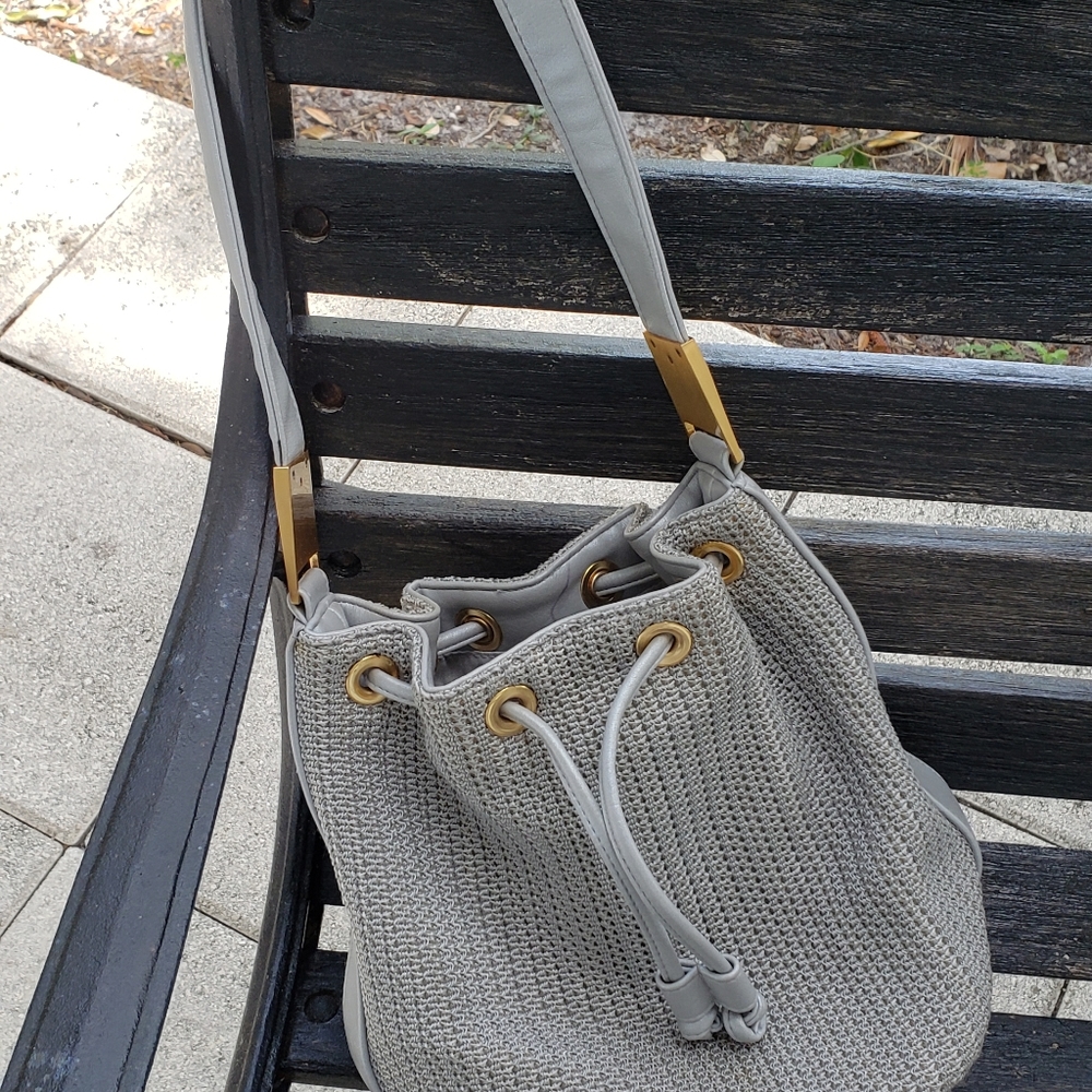 Mondanny small Gray bucket bag